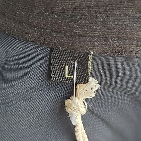 SCHAEFER Outfitter Ramshorn Light‎ Grey Sz L Mens Zip Sweater Fleece Jacket NEW - Picture 7 of 11